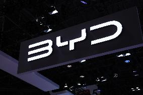 BYD signage and logo